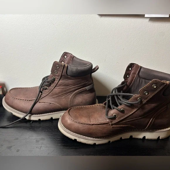 Dockers Men's Dark Brown Wedge Boots - Picture 4 of 5